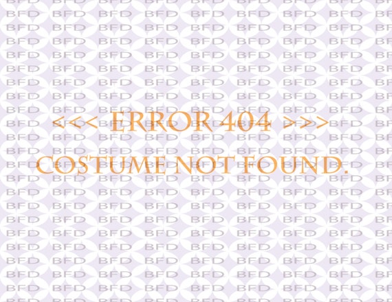 Error 404 costume not found Easy halloween costume SVG PNG EPS | Etsy