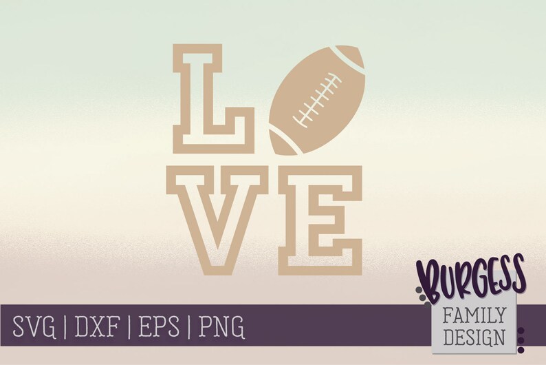 Love Football I Love Football All Star Football Football Svg Etsy