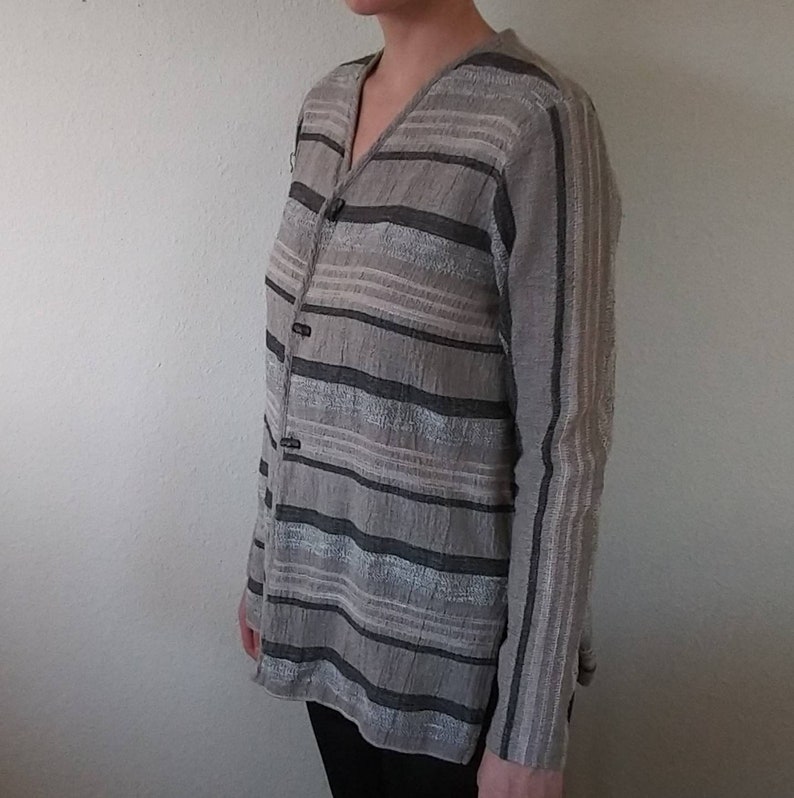 Vintage Neutral Stripe Cardigan