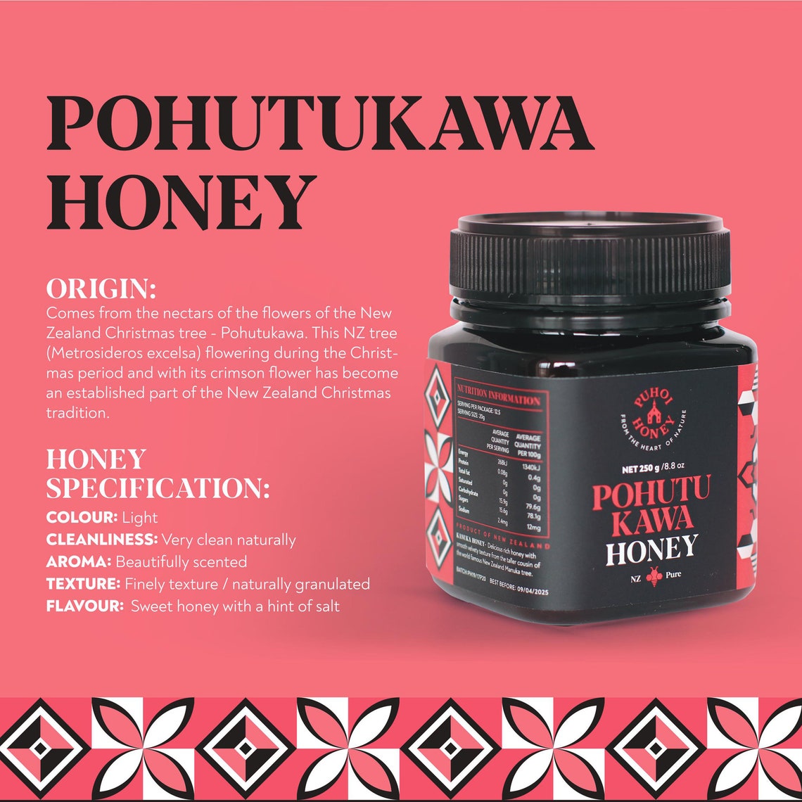 New Zealand 100 Pure & Raw Kanuka Honey 250g 8.8oz Etsy