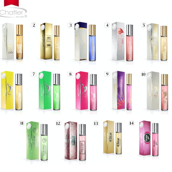 Chatler Eau de Parfum -30ML Woman Perfume Bottles (14 Smells to choose from )