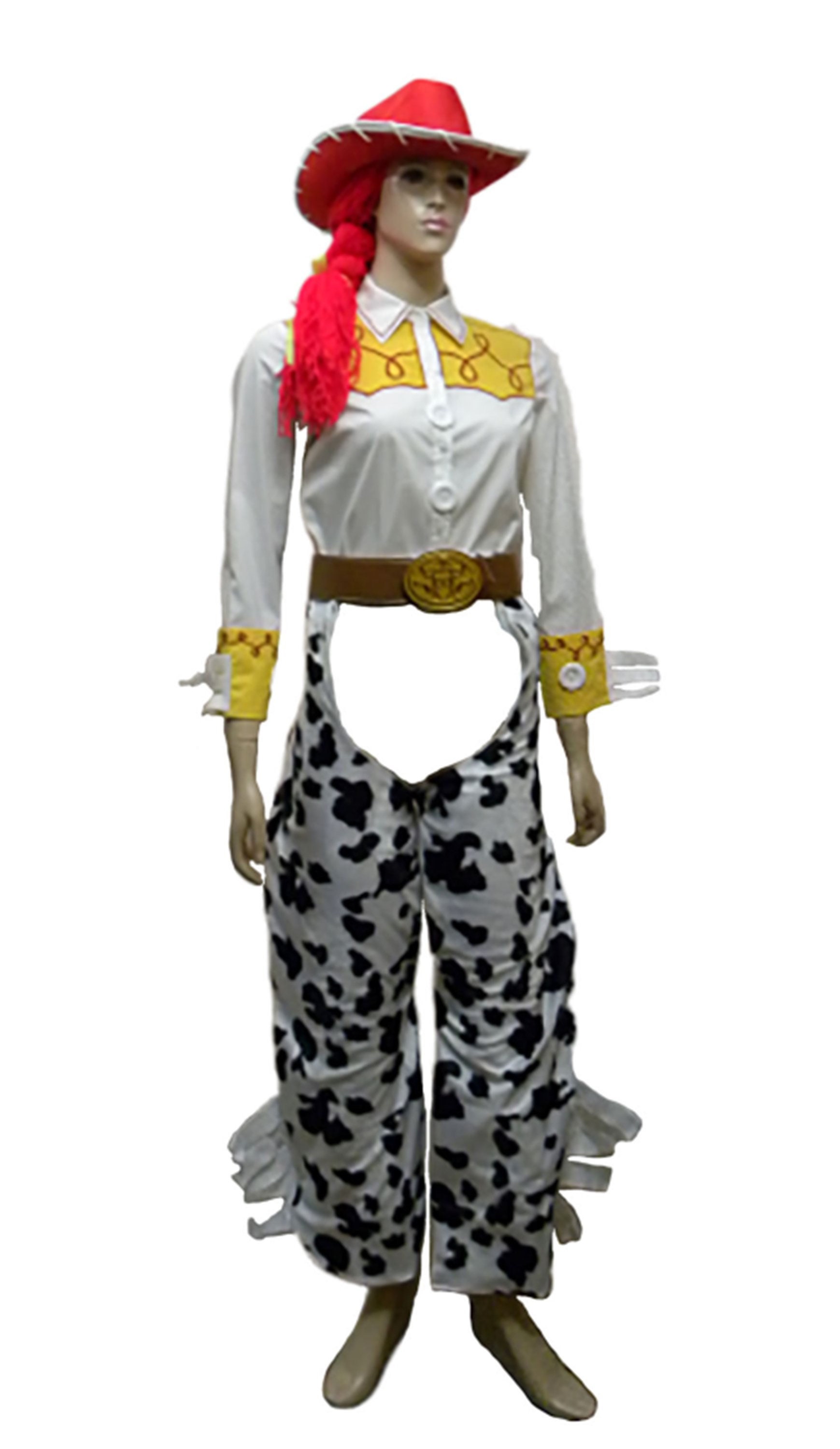 Disfraz de Jessie de Disney Toy Story de lujo para adultos, talla grande