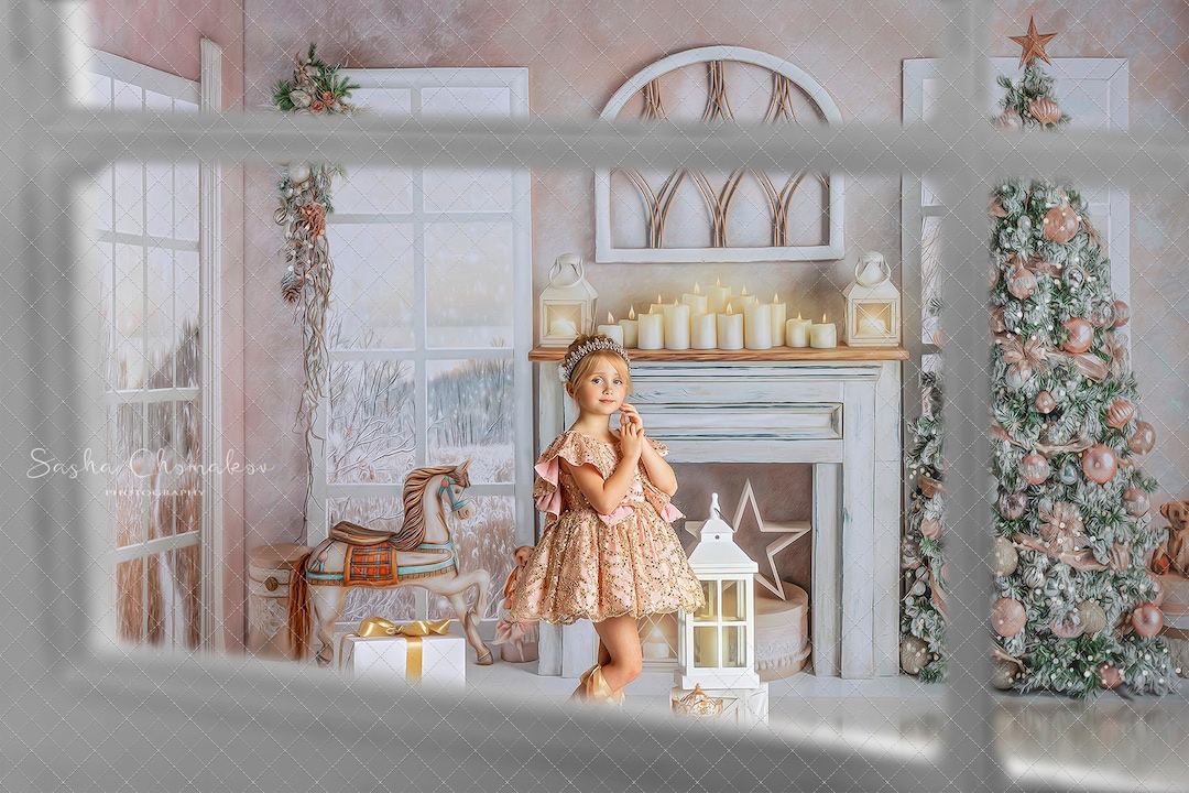 Digital Backdrop Background Frame Christmas Family , Window Overly ...