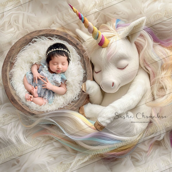 3 files 3 different blankets Digital backgrounds backdrops newborn girl overhead real bowl real wool on Ai generated  BG rainbow unicorn