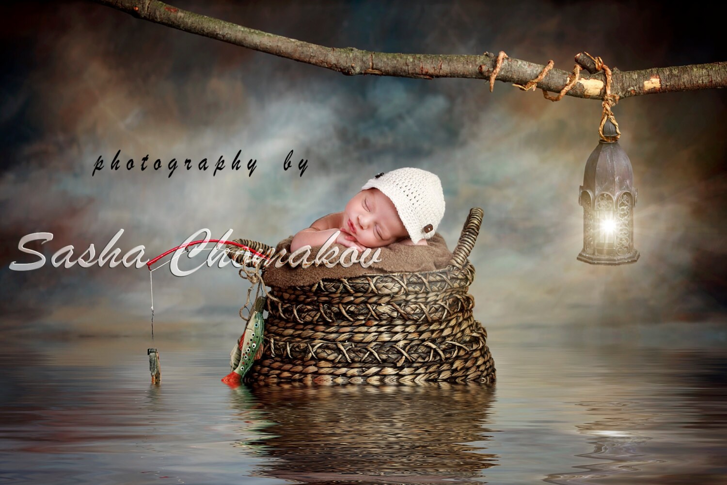 Digital Backdrop , Background Gone Fishing Boys Newborn Nautical Sea Fairy  Tail -  Canada