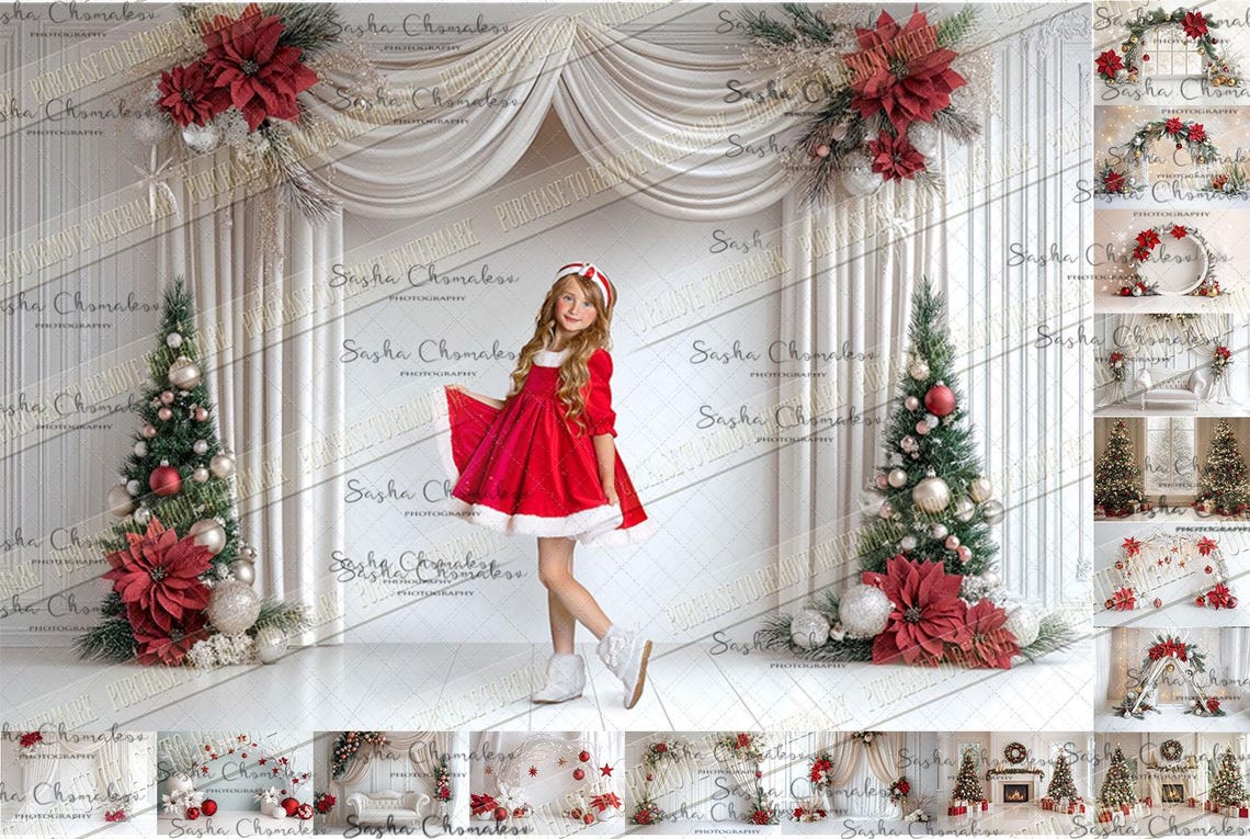 16 Different Digital Backgrounds Backdrops Family Older Children Ai ...