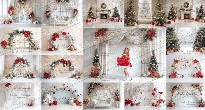 16 Different Digital Backgrounds Backdrops Family Older Children Ai ...