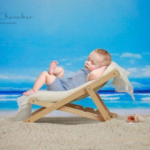 Digital backdrop , background  newborn  boy or girl  sitter  beach