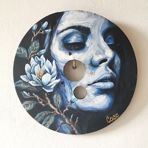 Painting “The Blue Magnolia”