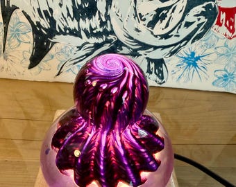 Deep Purple, a Handmade Glass Baren for Printmakers and Printmaking
