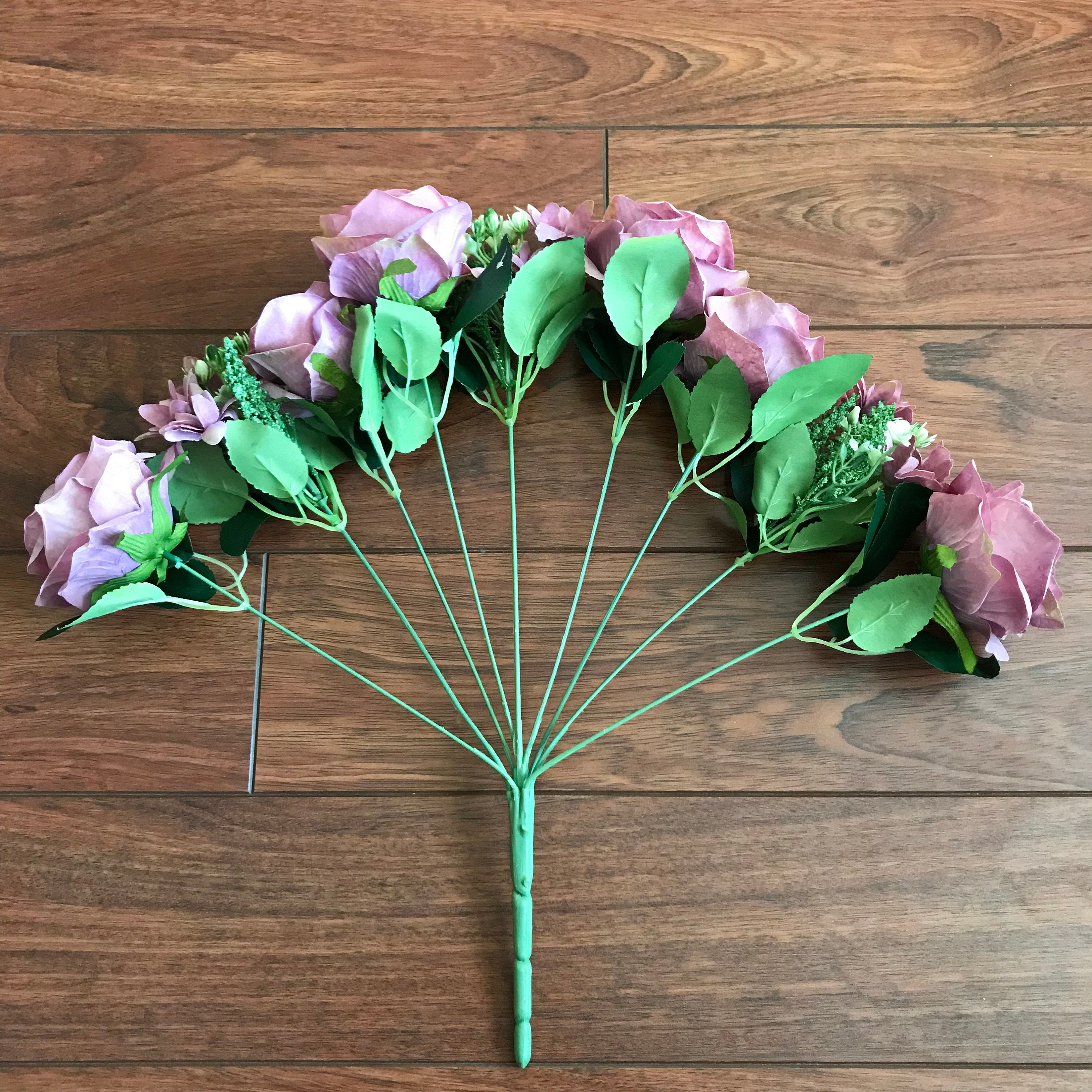 Silk Rose Flowers Rose Bouquet Rose Bush Artificial Roses Etsy