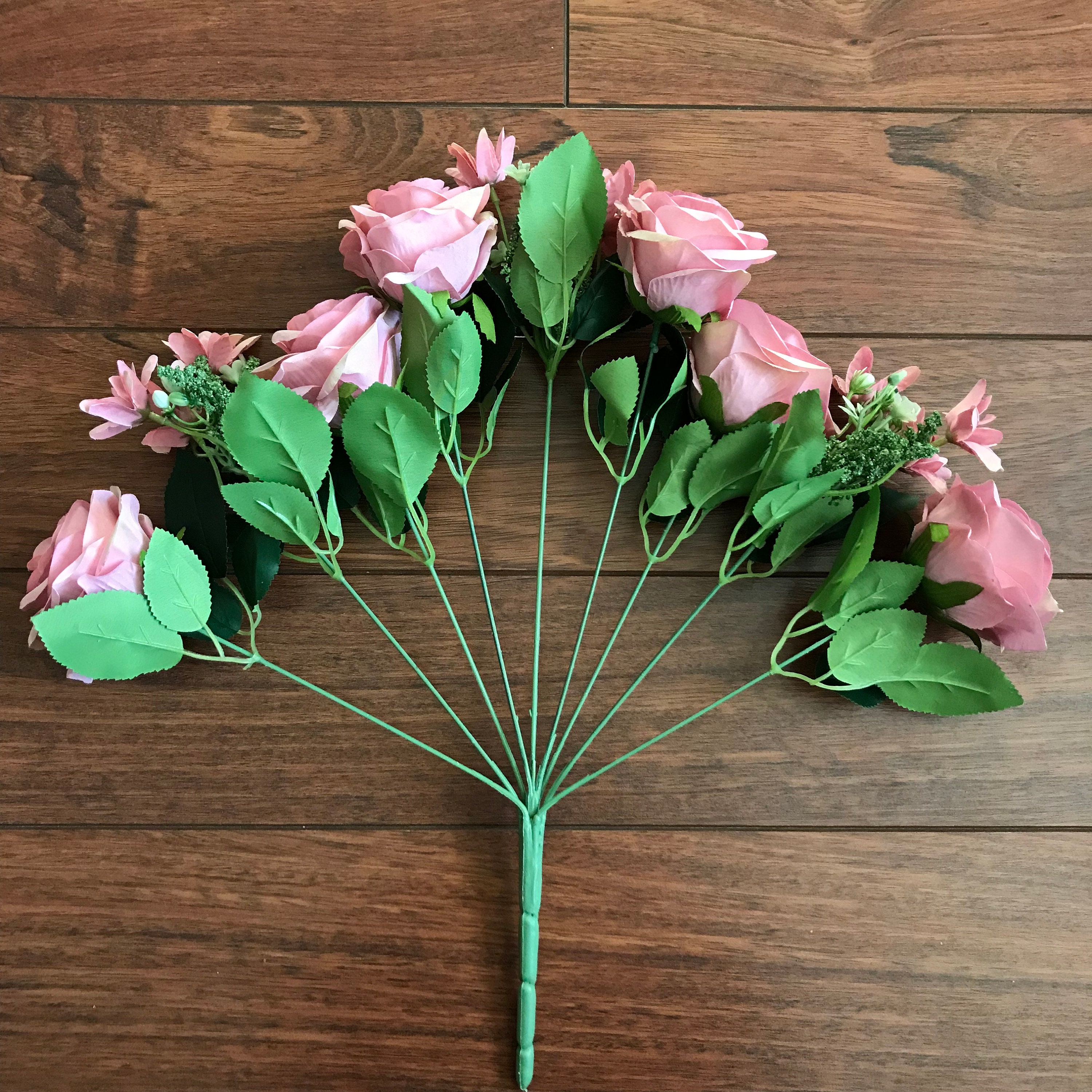 Silk Rose Flowers Rose Bouquet Rose Bush Artificial Roses - Etsy