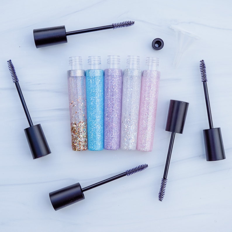 Glitter Mascara Tube With Wand 8ml Empty Bottle Plastic Etsy