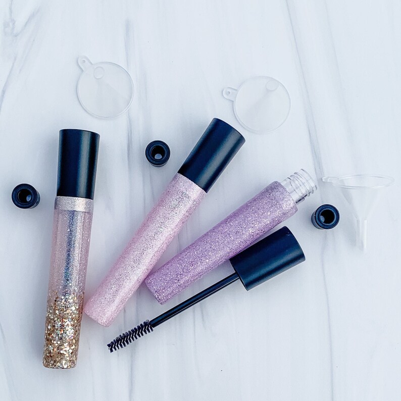 Glitter Mascara Tube With Wand 8ml Empty Bottle Plastic Etsy