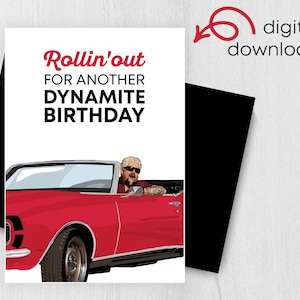 Guy Fieri Geburtstagskarte | "Rollin' Out" | 5x7 Digital Download