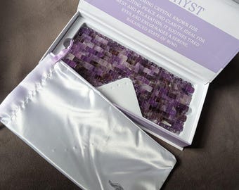 Amethyst Facial Crystal Eyemask: Crystal Skincare Gift