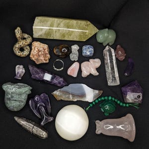 Imperfect Crystal Mystery Box: DIY Crystals for Crafts & Grids