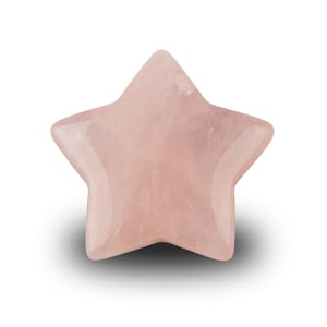 Crystal Star Carving: Pocket Gemstone, Altar Decor, Moon Gift