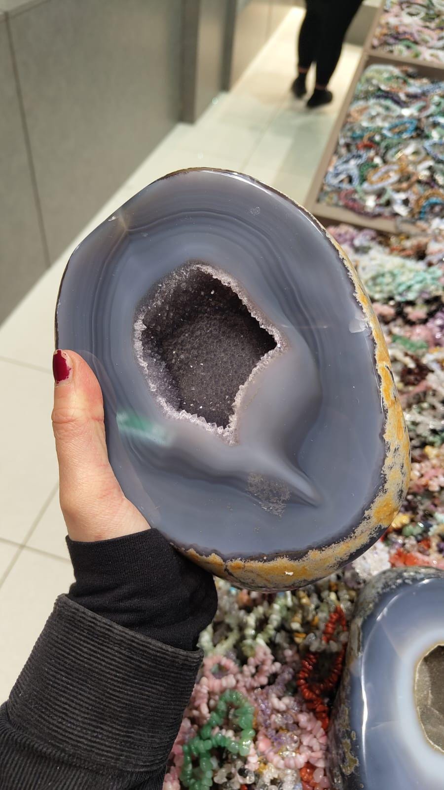 Large Agate Geode: Natural Home Decor, Energy Healing (2.6kg) - Etsy