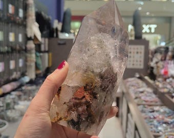 kizaさん専用　ガーデンルチルファントムポイント水晶⭐ Phantom Quartz Point, Garden Quartz, Crystal Point, Lodolite