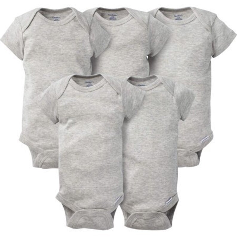 I/'m Adorable Baby Girl Short Sleeve Onesie in White with Pink Vinyl Lettering I Know I Know
