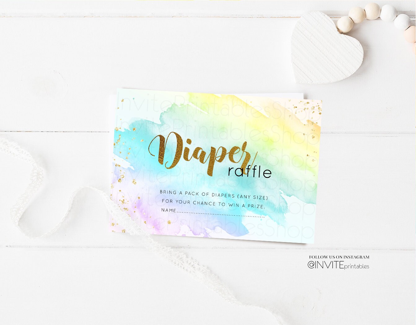 Rainbow Diaper Raffle Pastel Rainbow Diaper Request Colorful Splash ...