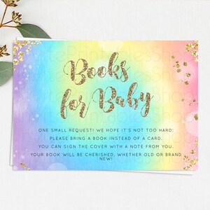 Tie Dye Books For Baby Card Rainbow Tie Dye Book Insert Pastel Rainbow Watercolor Book Card Tie Dye Colors Guests Book Poem Request D10568