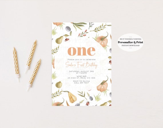 Birthday Invitation | Etsy