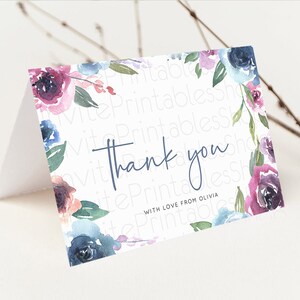 Cartão de agradecimento Convidado Cartões de agradecimento Detalhes Notas Mensagem Crianças Aniversário Chá de fraldas Cartão postal plano