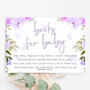 Secret Garden Books For Baby Card Boho Wildflower Book Insert Pastel Flower Garden Baby Shower Card Flower Guests Book Poem Request D10719