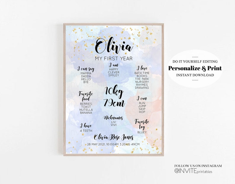 Free Free 196 Baby Milestone Board Svg Free SVG PNG EPS DXF File