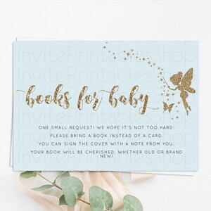 Fairy Books For Baby Card Fairy Book Insert Enchanted Garden Fairy Book Card Pastel Floral Butterfly Cards Secret Garden Book Poem D10907