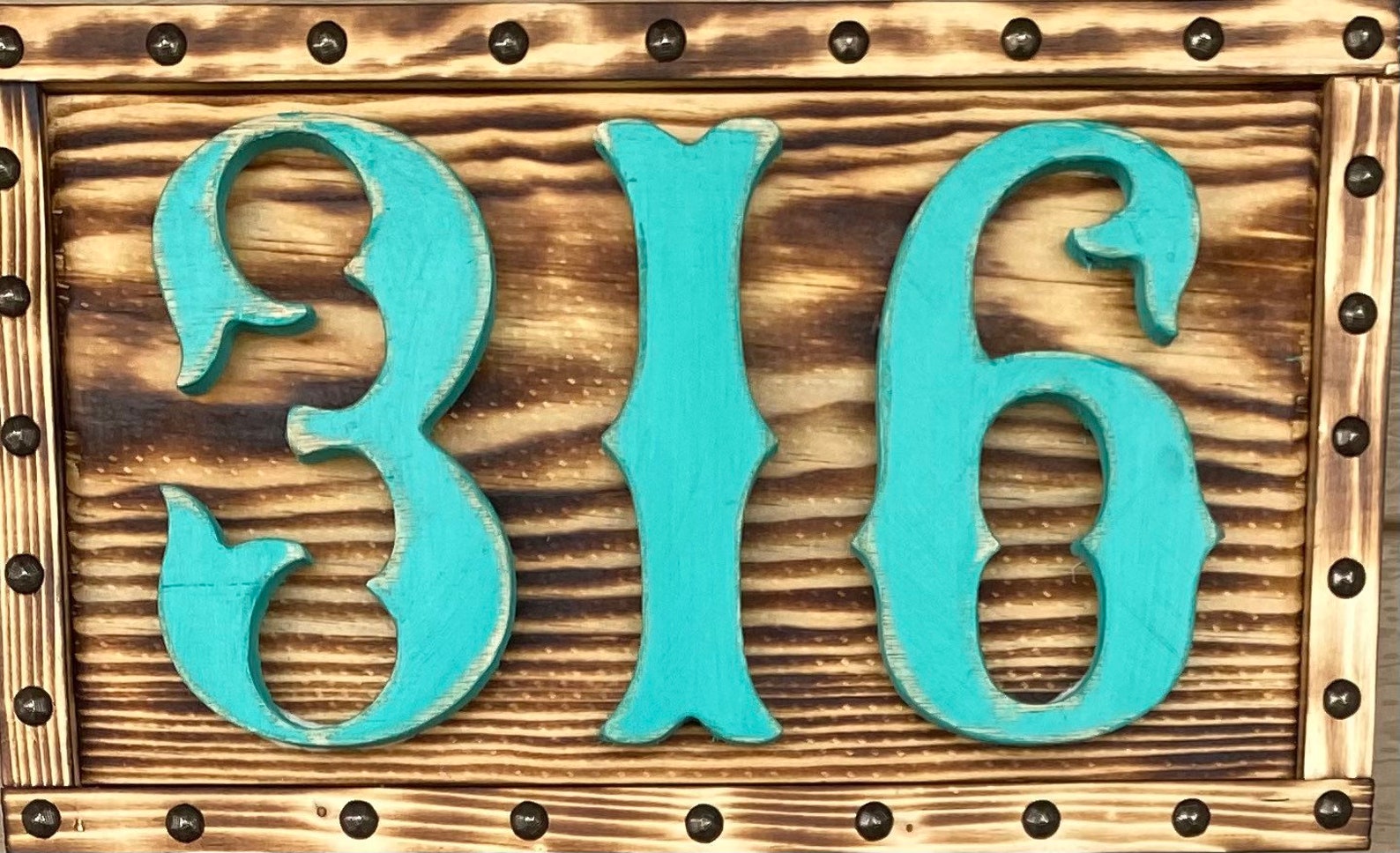 Western address sign Etsy