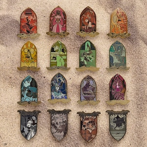 Zodiac x Fairy Tale enamel pins