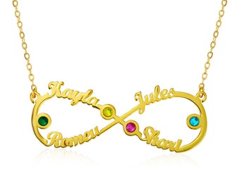 Infinity Name Necklace - Etsy