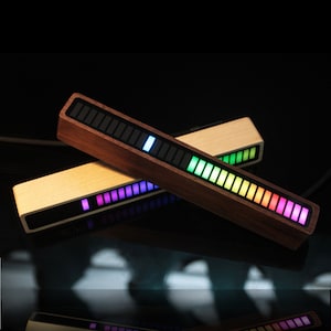 Music Reactive RGB Led Light - Colorful LED Music Rhythm Lamp - Awesome Christmas Gift Idea for Music Lovers