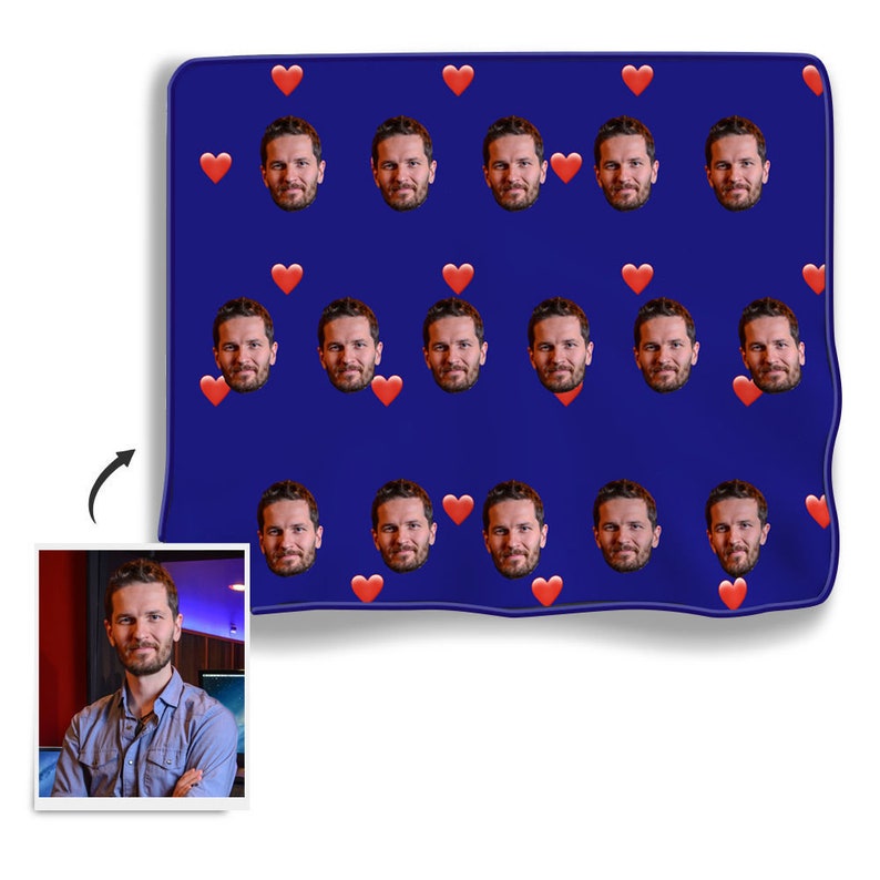 Custom Photo Blanket Personalized Photo Blanket Custom Etsy