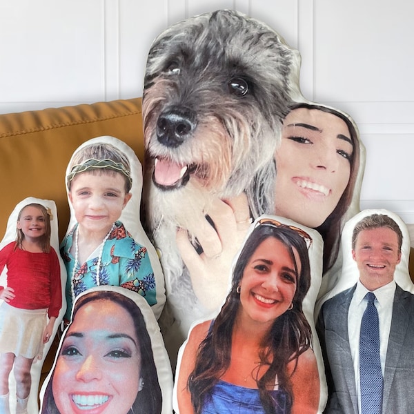 Custom Human Face Photo Pillow | 3D Custom Face or Body Pillow | Personalized 3D Pillows w/ Your Favourite Photos as Best Christmas Gifts