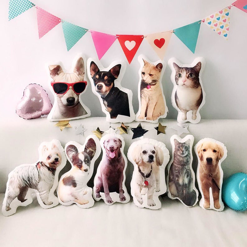 Custom 3D Pet Pillows | Personalized Pet Photo Pillow | 3D Custom Dog or Cat Pillow | Memorial Home Decor Gift for Christmas & Pet Lovers