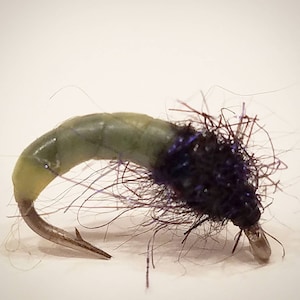 green caddis, nymph, rock worm, fly fishing fly, flies, size 14, trout flies, flies, flies for trout, fly fishing, fishing