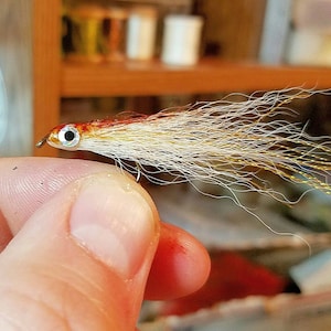 Deer hair streamer, bass fly, fly fishing flies, fly fishing, streamer, panfish, trout flies, bait fish, deer hair, bass, trout, freshwater