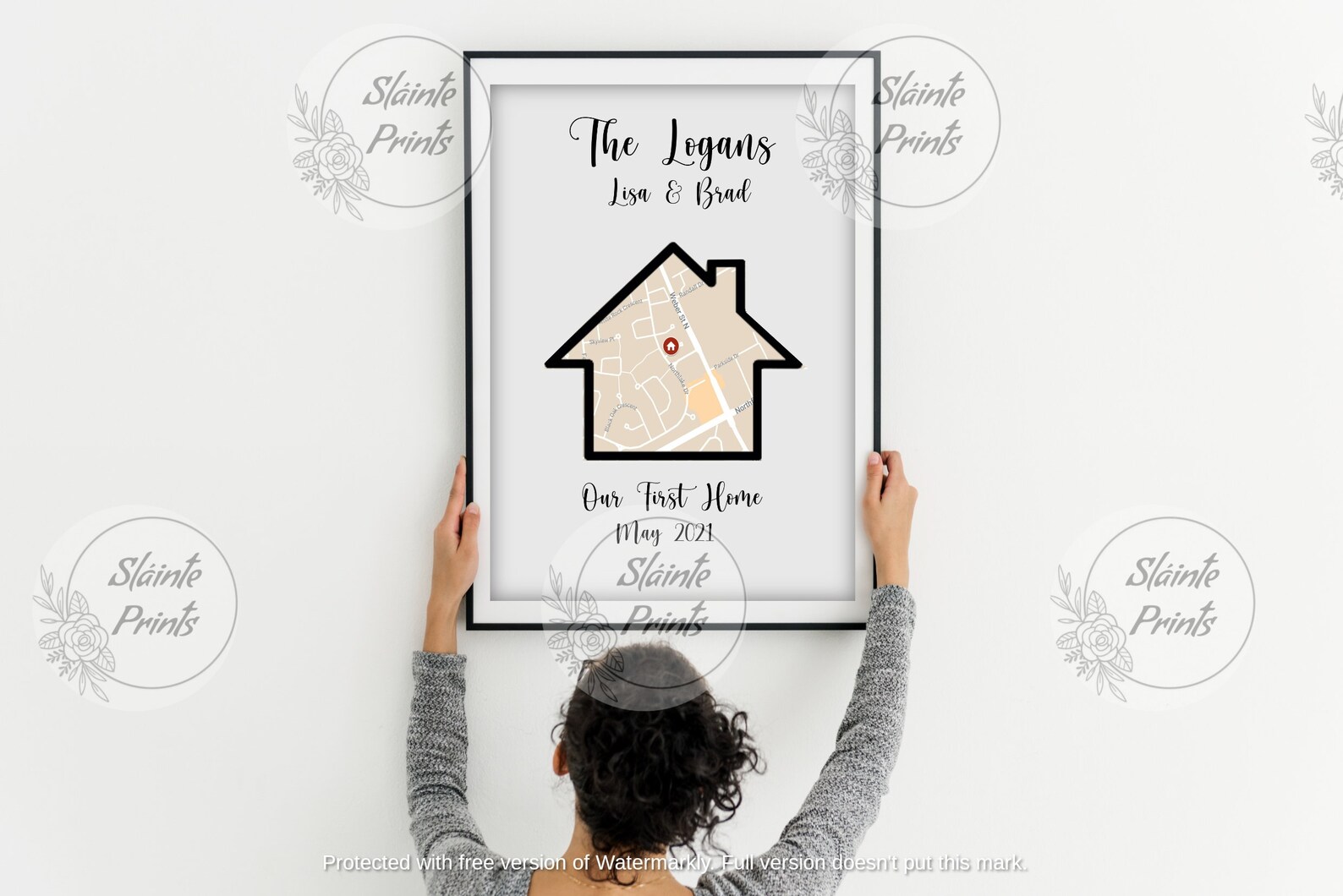 Our First Home Print Our New Home Print Housewarming Gift | Etsy