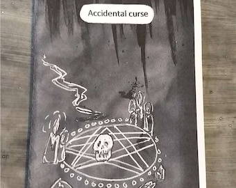 Accidental Curse Poetry Mini Horror Zine | Short story comic