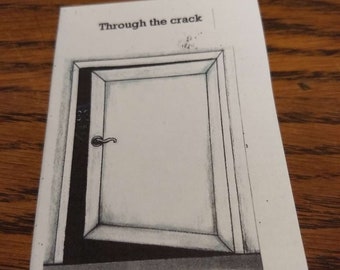 Through the crack horror mini zine | Short story comic zines