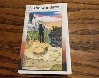 The wanderer mini zine | Story Poetry Mental health zines