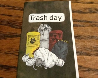 Trash day mini zine | Mental health