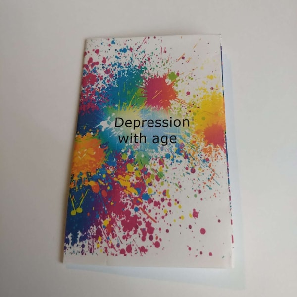 Depression with age mini zine | mental health | anxiety | diary | inner thoughts