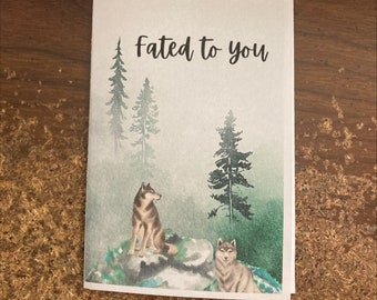 Fated to you mini zine | Mental health zines | poetry minizine