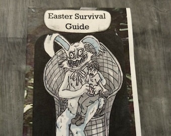 Easter Survival Guide Mini Horror Zine | Short story comic