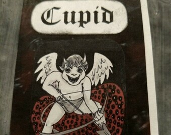 Cupid Valentine Mini Horror Zine | Short story comic